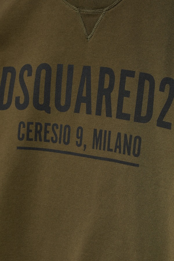 WHITE/MILITARY GREEN Ceresio 9 Cool Sweater