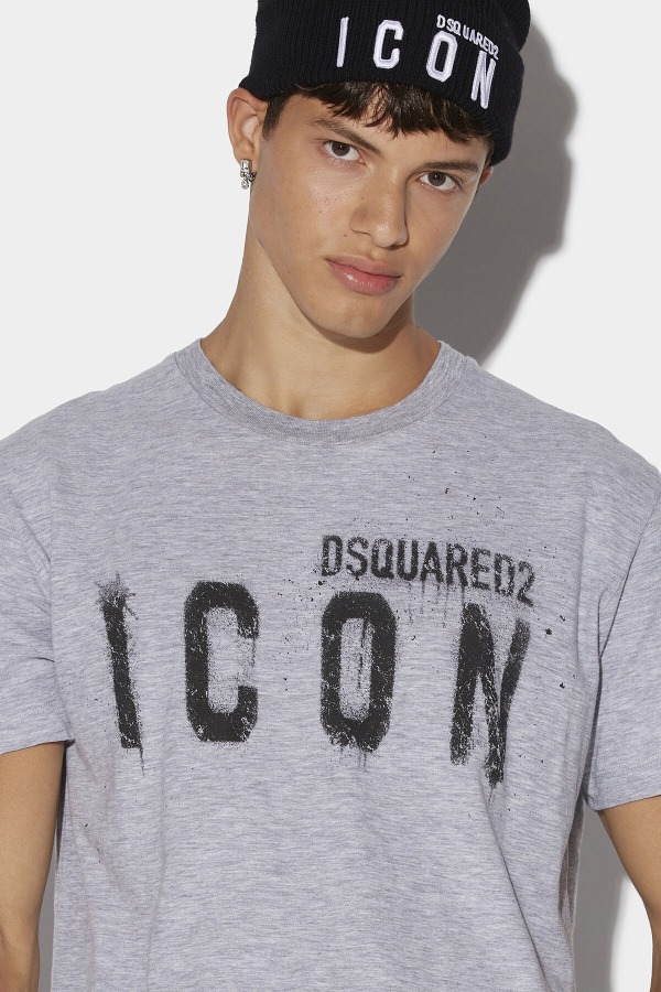 Icon Spray T-Shirt GREY D2