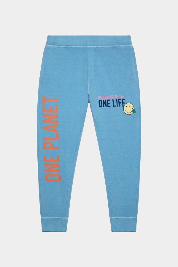 Smiley Organic Cotton Joggers D2 AZUL