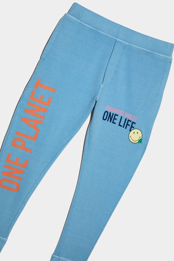 Smiley Organic Cotton Joggers D2 AZUL