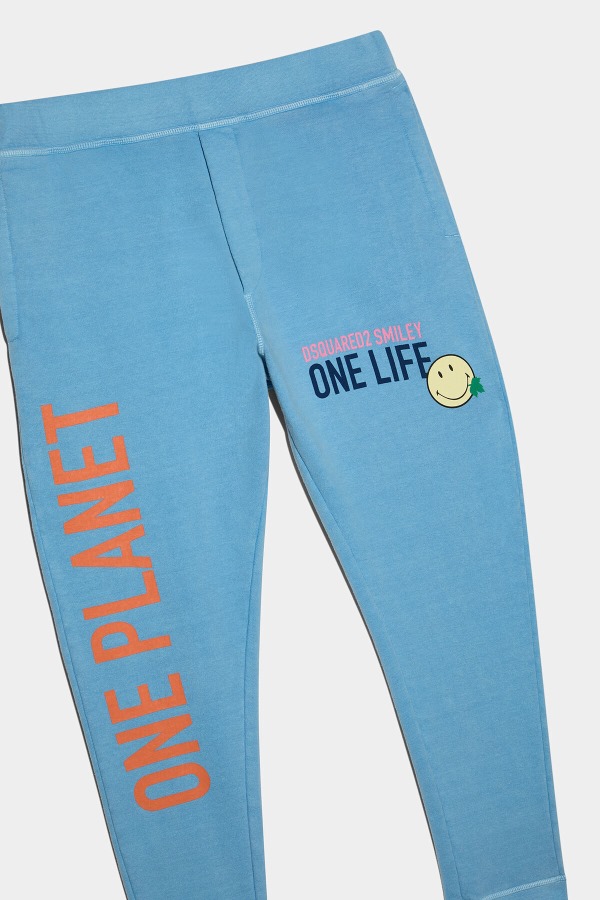 Smiley Organic Cotton Joggers D2 AZUL