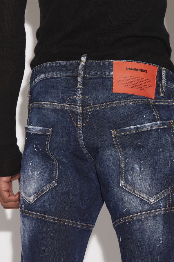 Dark Milky Way Wash Tidy Biker Jeans