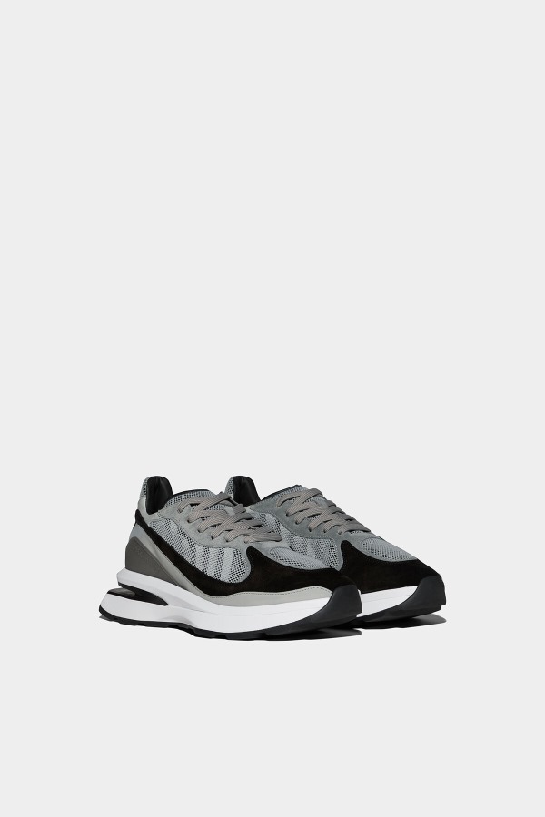GREY/BLUE Slash Sneakers