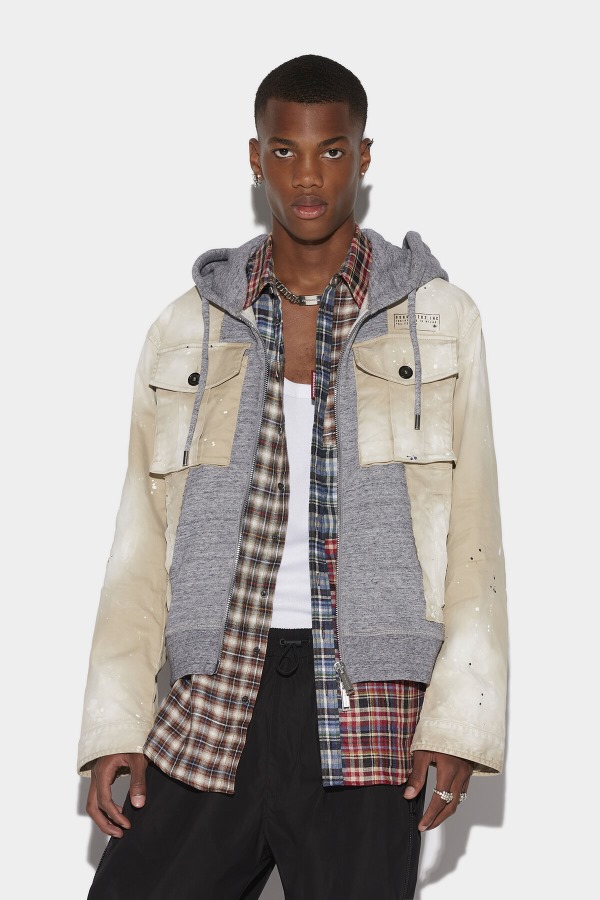 Stamped Hybrid Jacket