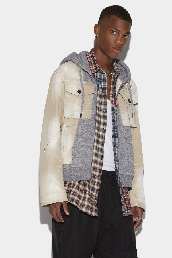 Stamped Hybrid Jacket