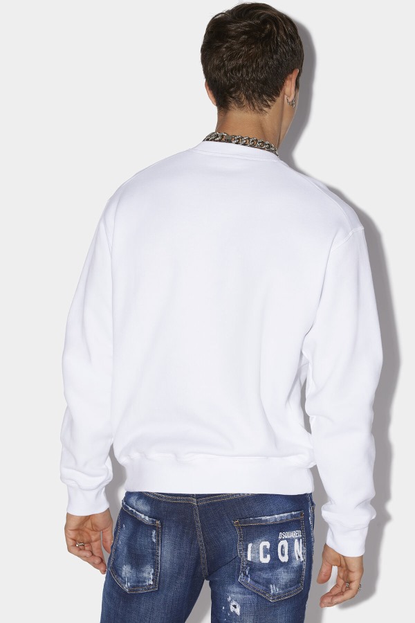WHITE/SKY Be Icon Sweatshirt D2