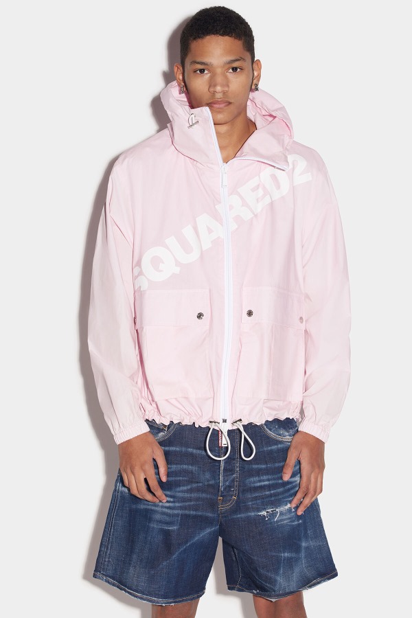 Big Logo Windbreaker LILAC
