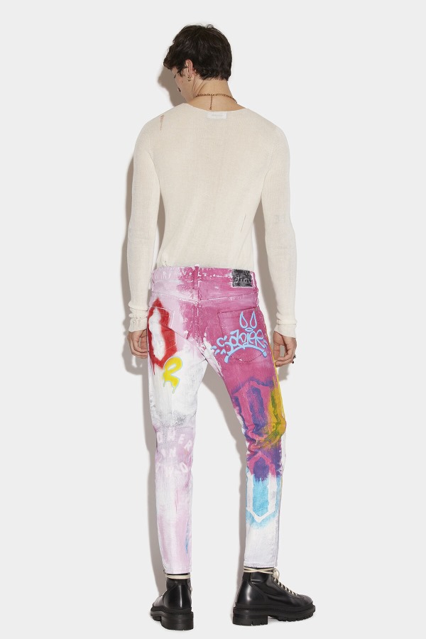 L.A. Customized Cropped Cool Guy Jeans