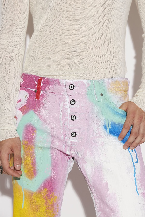 L.A. Customized Cropped Cool Guy Jeans
