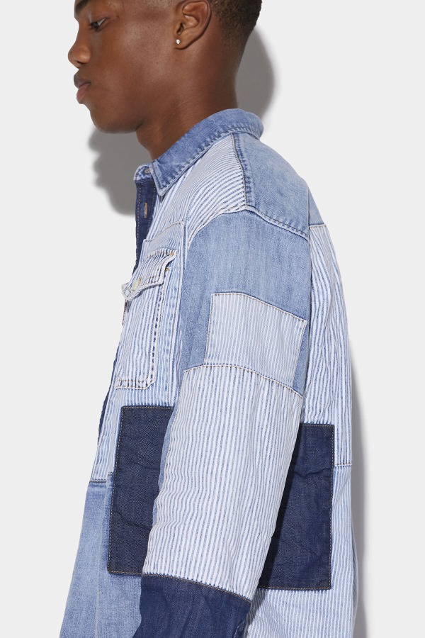 Patchwork Western Shirt