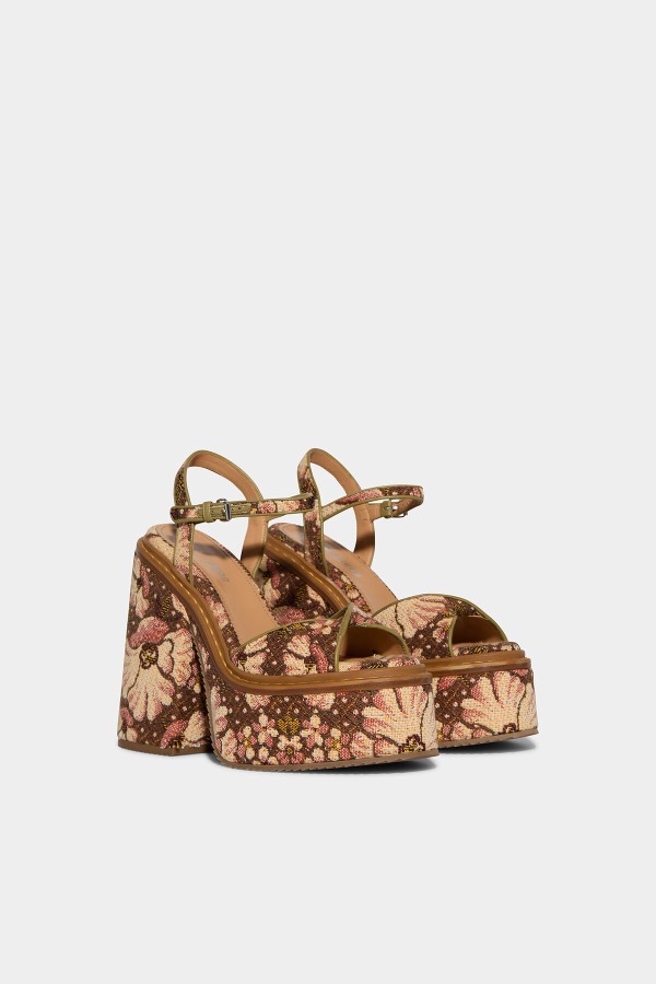 Twist Heeled Sandals D2 FANTASY