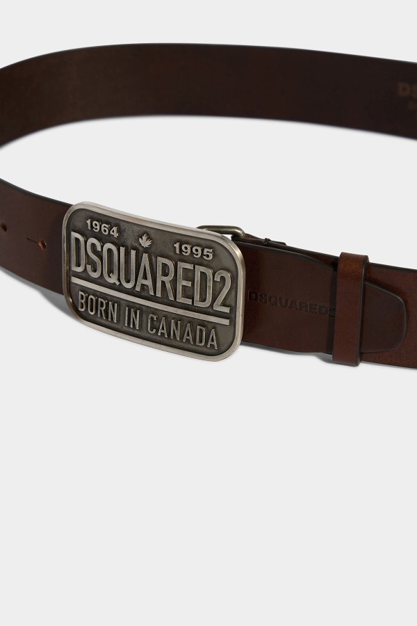 Dsquared2 Logo Belt BROWN