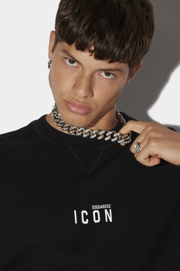 WHITE/SKY Be Icon Sweatshirt D2 WHITE