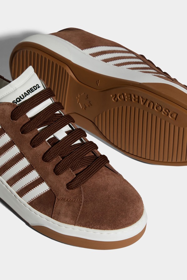 LIGHT BLUE/BROWN Bumper Sneakers D2 BROWN