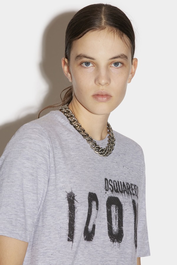 Icon Spray T-Shirt D2 GREY