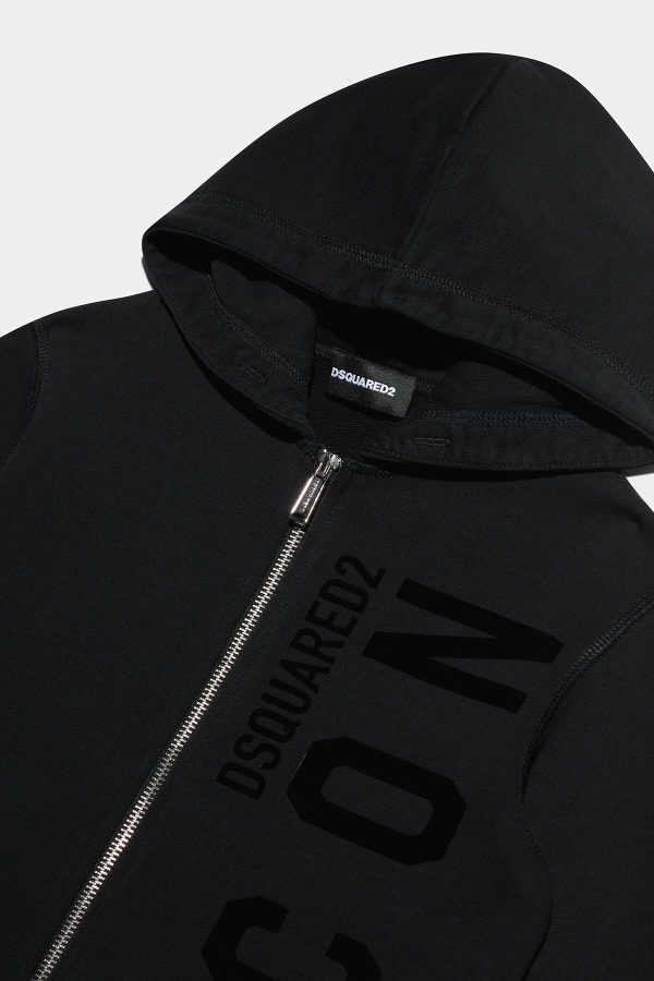D2Kids Zipped Hoodie BLACK