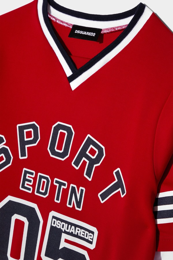 D2Kids Sport Edtn.05 T-Shirt BLACK/TANGO RED