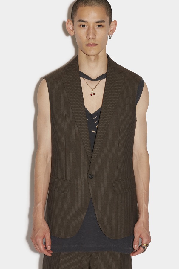 Berlin Long Vest ANTRACITE