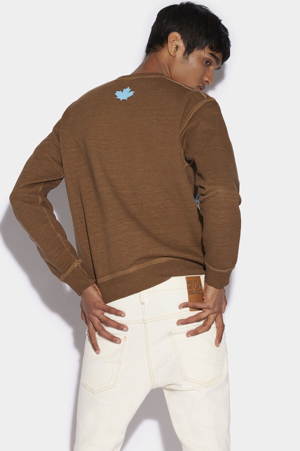 Brown Tab Partially Organic Cotton Skater Jeans D2 IVORY