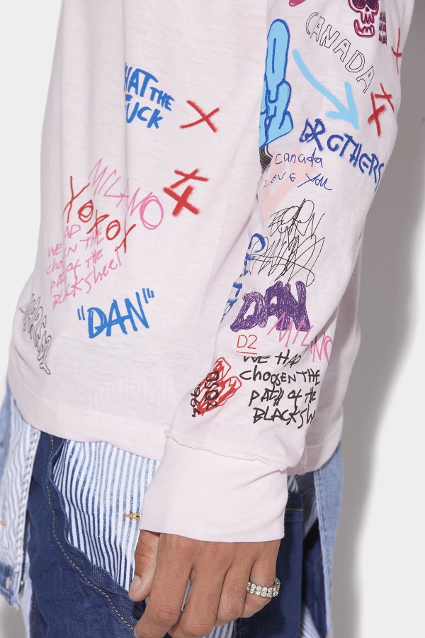 Scribbles Long Sleeve T-Shirt