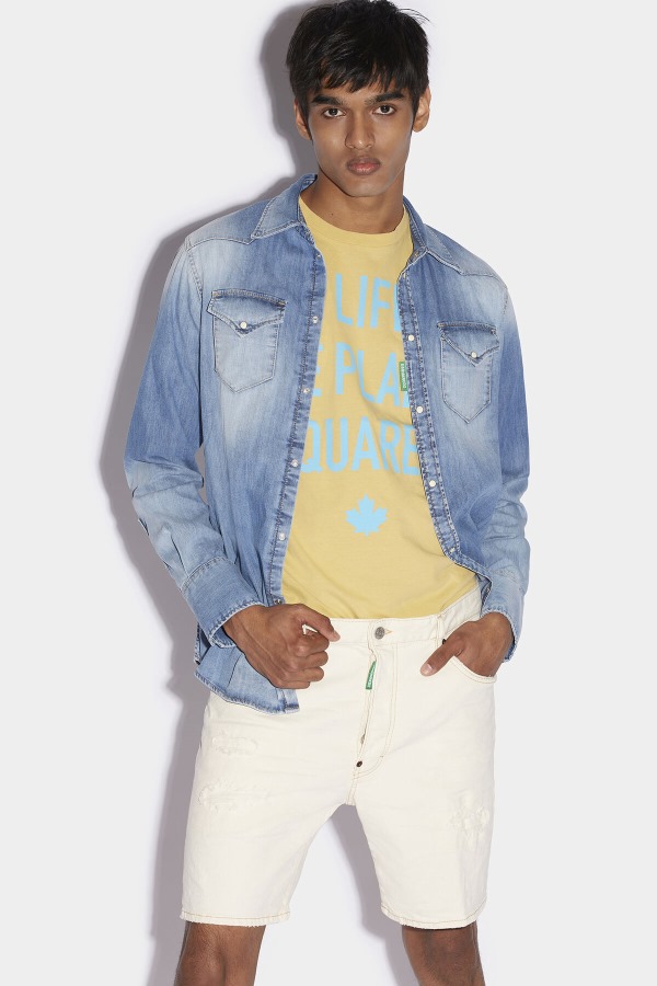 Partially Organic Cotton Marine Shorts