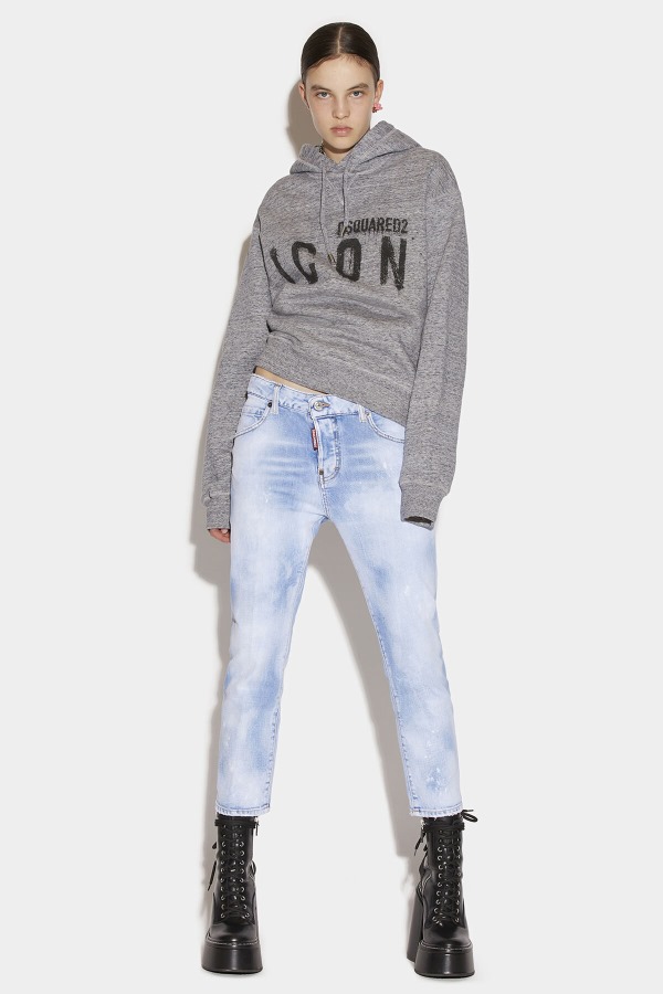 Light Sunny Day Wash Cool Girl Cropped Jeans