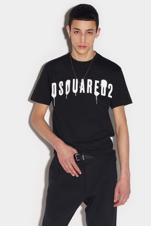 WHITE/RED Dsquared2 Cool T-Shirt D2