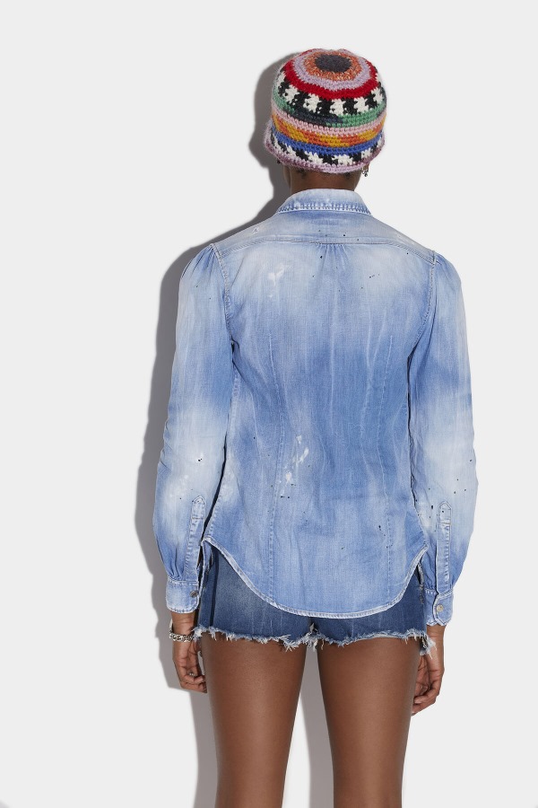 Pleated Yoke Shirt