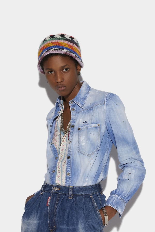 Pleated Yoke Shirt