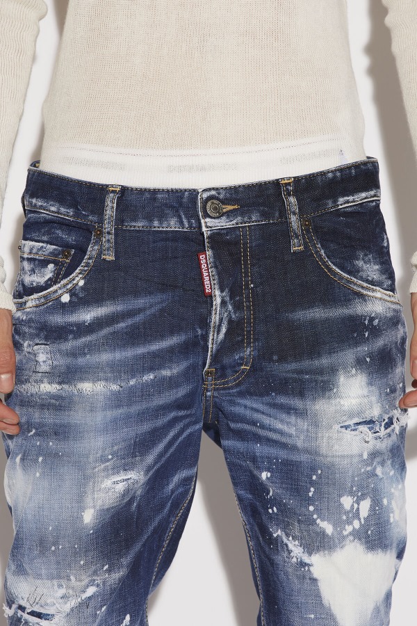 Dark London Calling Wash Skater Jeans
