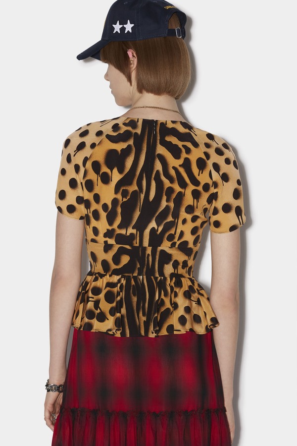 Deep-V Blouse