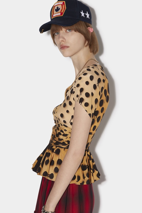 Deep-V Blouse