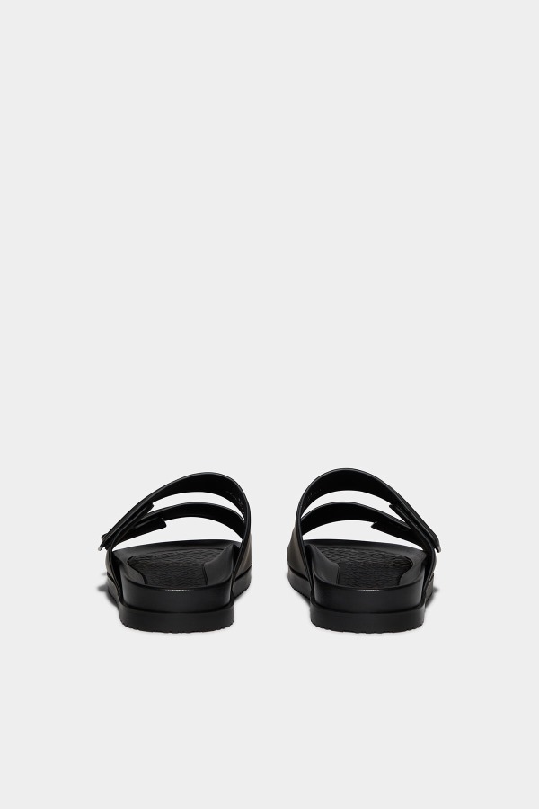 Dsquared2 Logo Slides BLACK