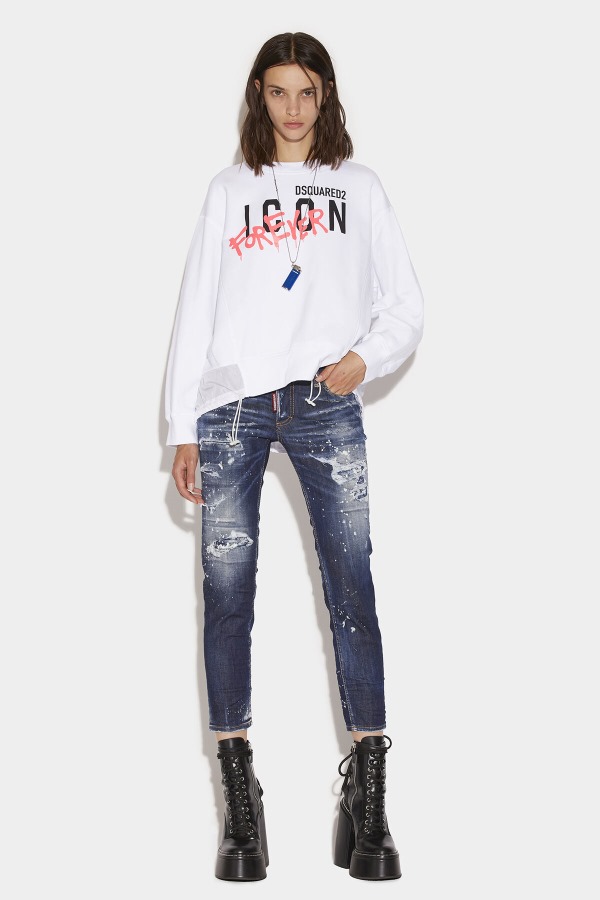 Jennifer Cropped Denim Jeans