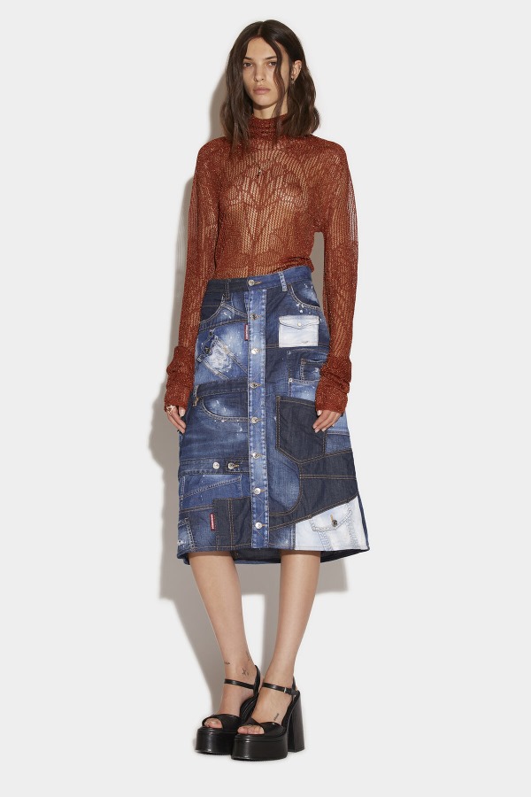 Franken Midi Skirt