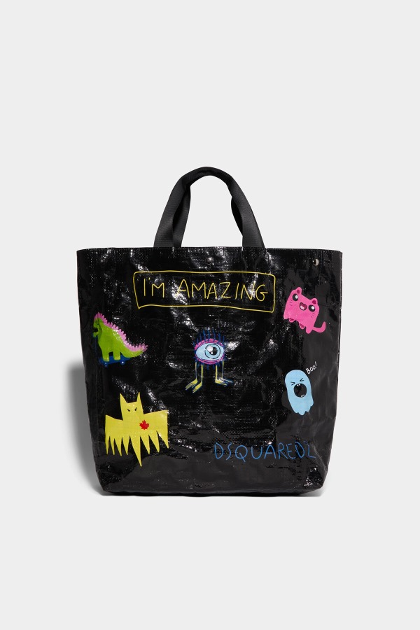 Canadian Heritage Tag Bag BLACK D2