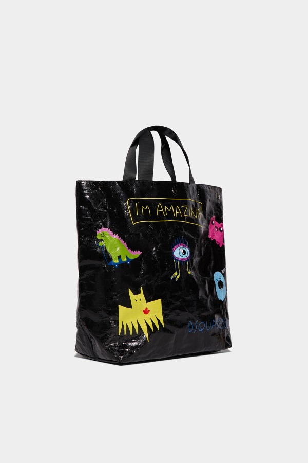 Canadian Heritage Tag Bag BLACK D2