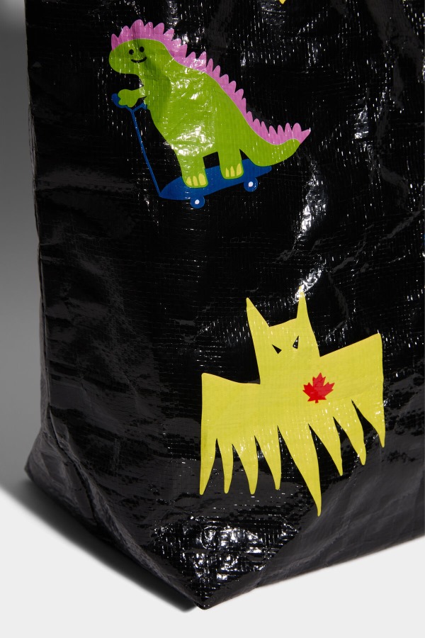 Canadian Heritage Tag Bag BLACK D2
