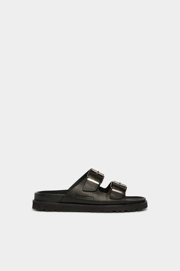Sonny Flat Sandals D2 BLACK