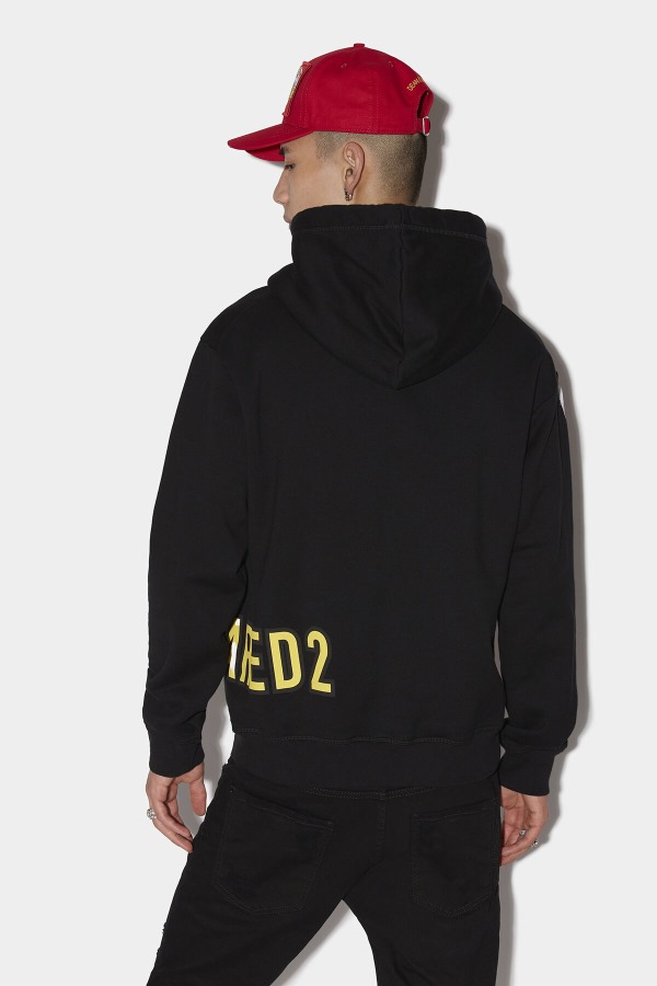 D2 Tiger Cool Hoodie BLACK