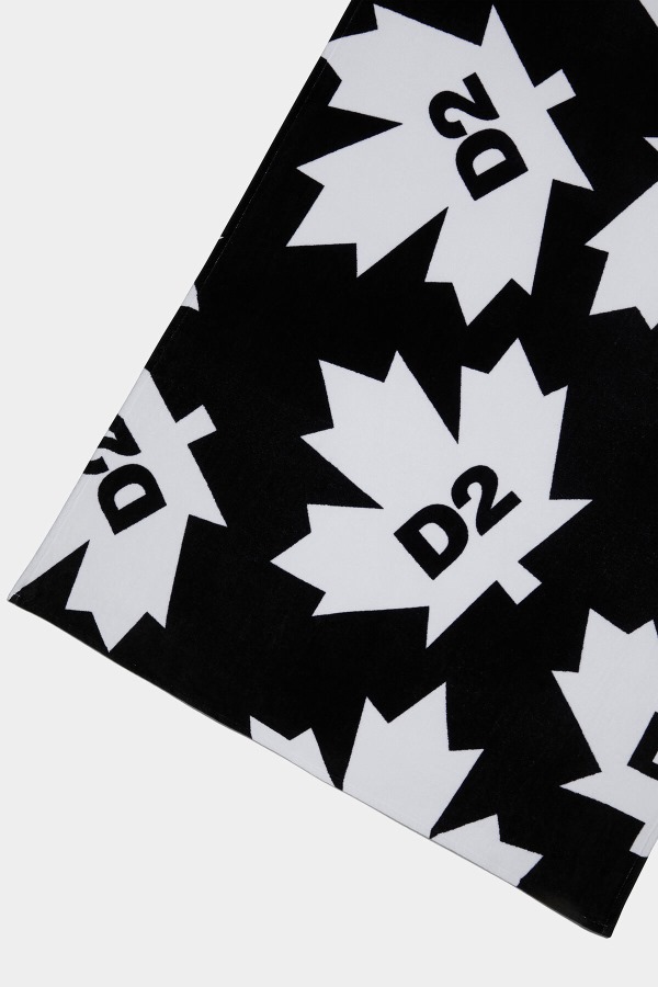 BLACK/FANTASY Leaf Towel D2 BLACK