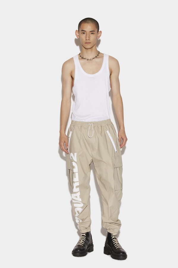 Big Logo Sport Cargo Pants