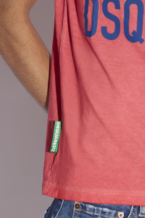 One Life Partially Recycled Cotton T-Shirt RED D2 RED