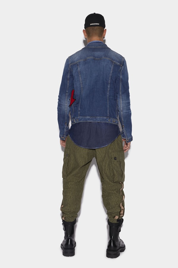 Military Tape Cargo Trousers