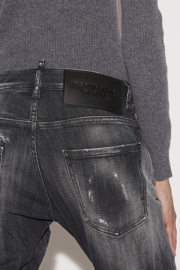 Black Squat Wash Skinny Dan Jeans D2 BLACK
