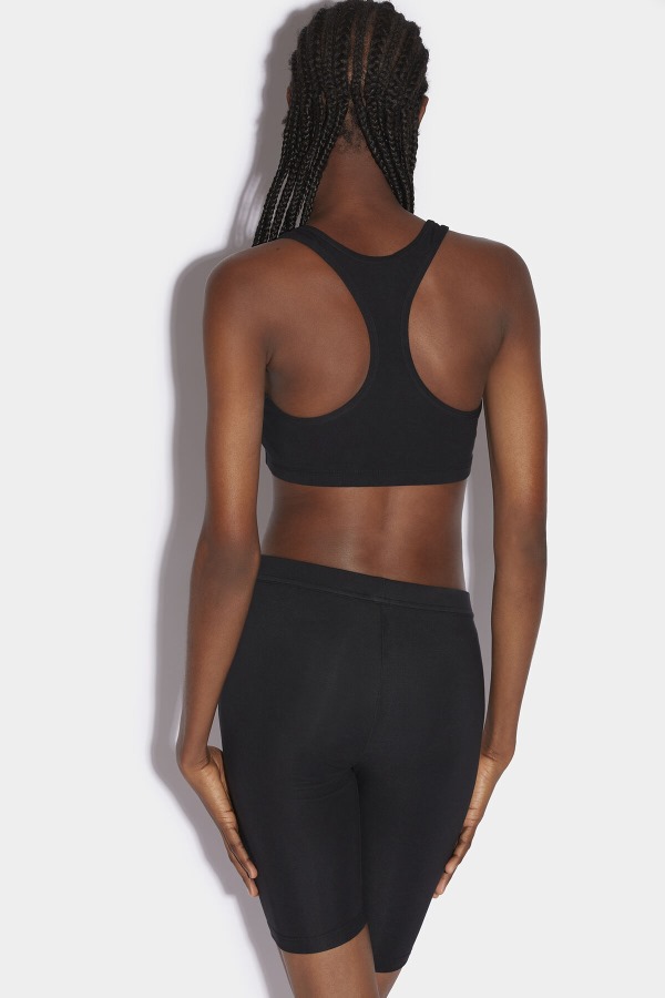 Logo Leaf Sports Bra
