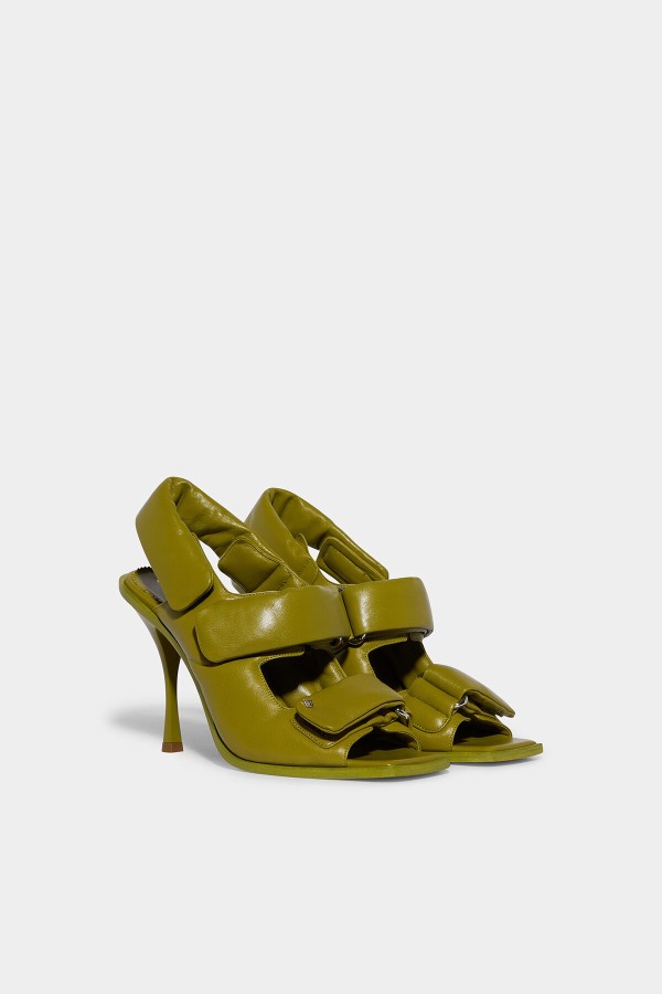 PaddeD2 Heeled Sandals GREEN