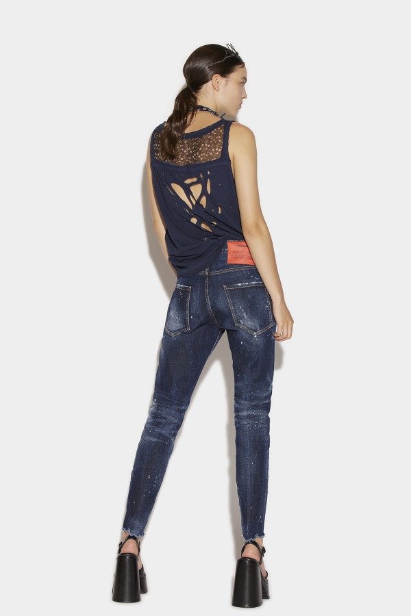 Dark Milky Way Wash Skinny Dan Jeans