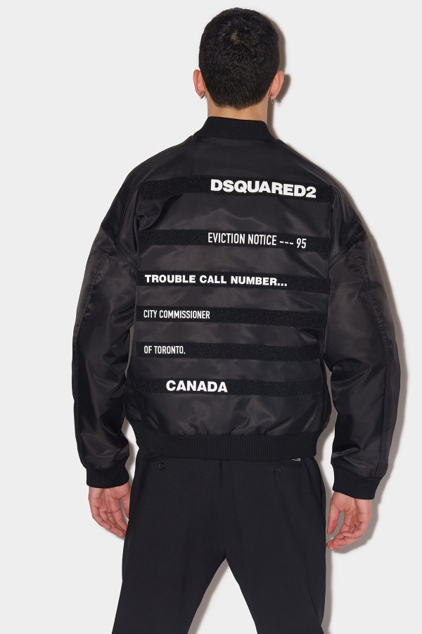 Eviction Bomber WHITE/BLACK
