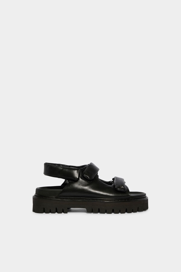 Finn Flat Sandals D2 BLACK